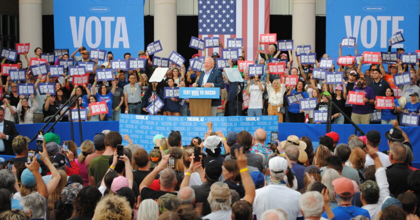 Vice President Candidate Walz Holds Rally In Tucson