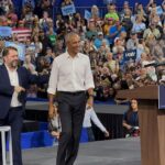 Obama Holds Rally in Tucson to Campaign for Harris-Walz